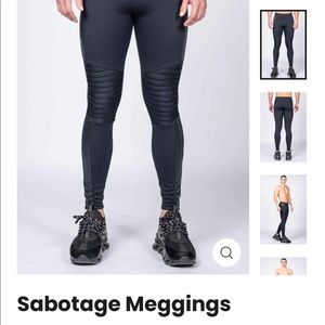 New Sabotage Meggings- Black